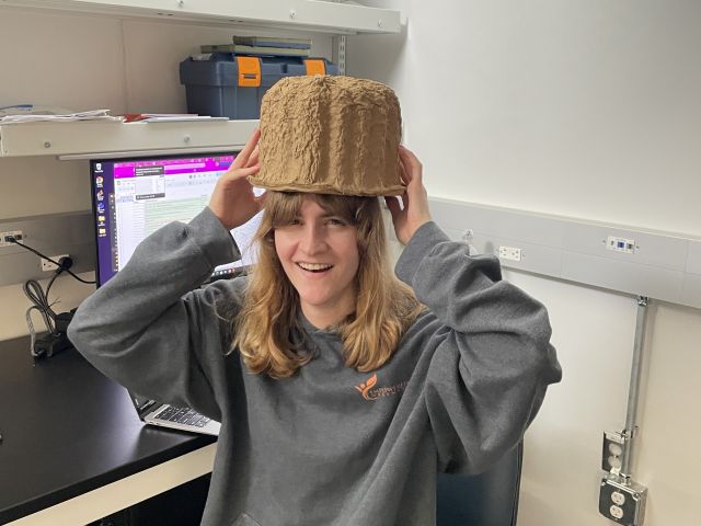 Emma in the Jamiroquai hat